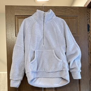 lululemon athletica Women's Half-Zip Sweater - Light Gray